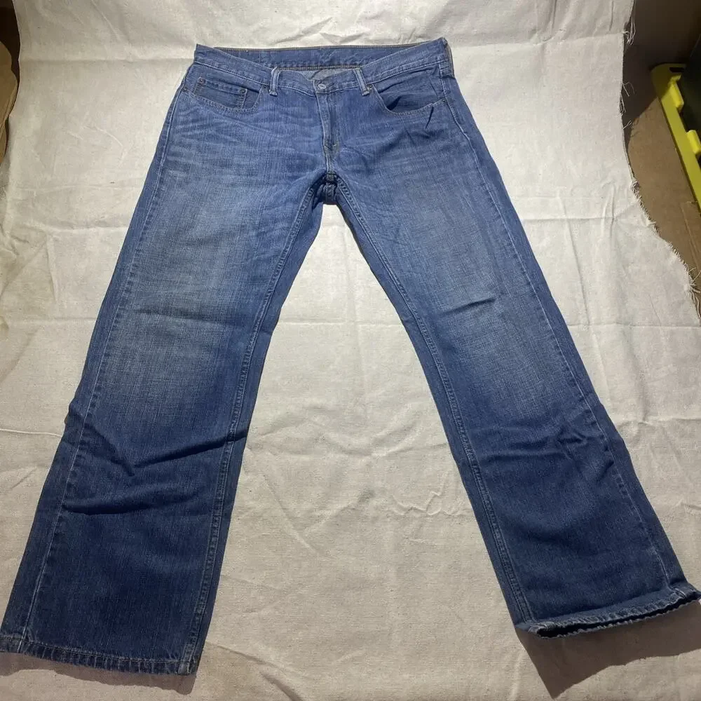 Levi's 559 Jeans Mens 36x32 ACTUAL Relaxed Straight Blue Denim Classic